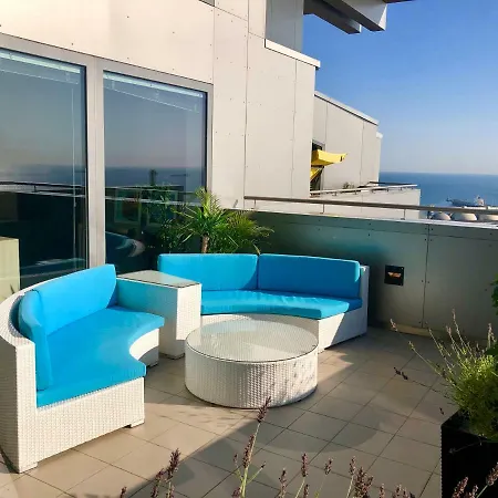 Sea Towers Penthouse 28-29 Two-floors Sea View Panoramic Terrace 110m2 !!! Jacuzzi