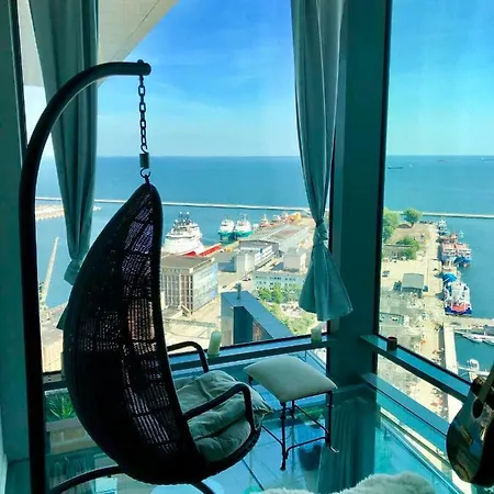 Sea Towers Penthouse 23-24 Two-floors Sea View Panoramic Terrace 110m2 !!! Jacuzzi Apartment