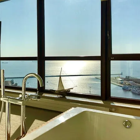 Sea Towers Penthouse 23-24 Two-floors Sea View Panoramic Terrace 110m2 !!! Jacuzzi Apartment *