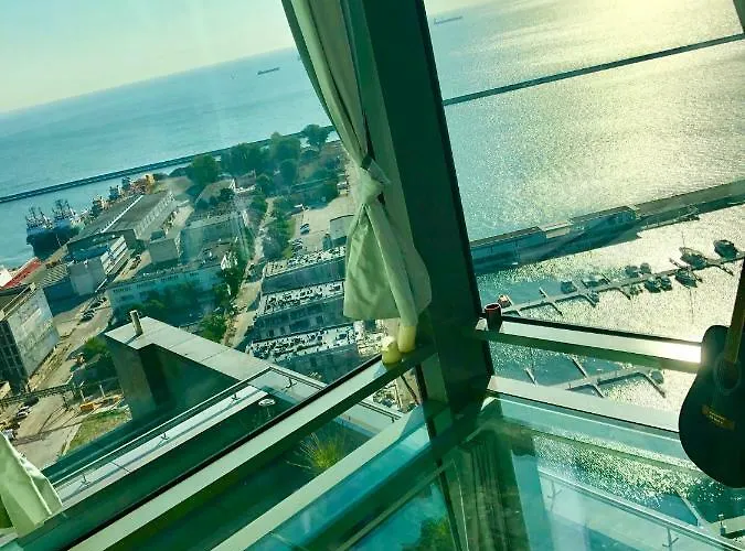 Sea Towers Penthouse 28-29 Two-floors Sea View Panoramic Terrace 110m2 !!! Jacuzzi Gdynia